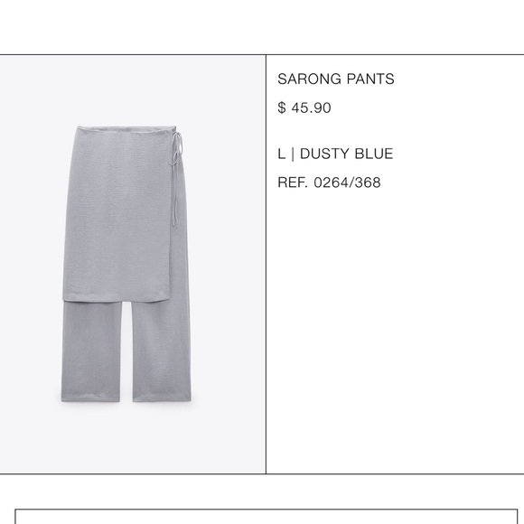 ZARA Sarong Pants - Picture 8 of 8